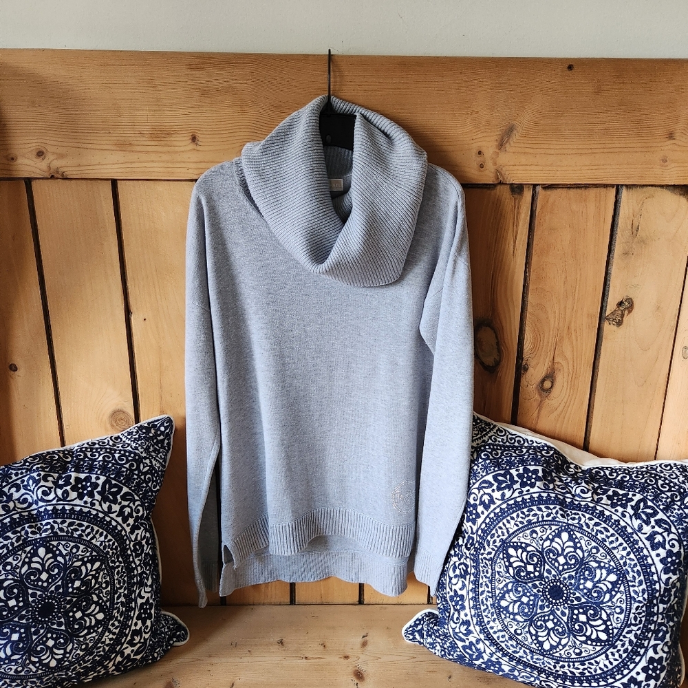 Michael Kors Gray Turtleneck Sweater